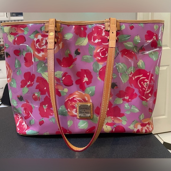 Dooney & Bourke Handbags - Dooney & Bourke Rose Garden Pink Leisure Bag